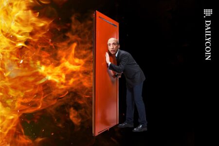 SEC Gensler Red Door Fire Explosion Listen Careful Danger Crypto web
